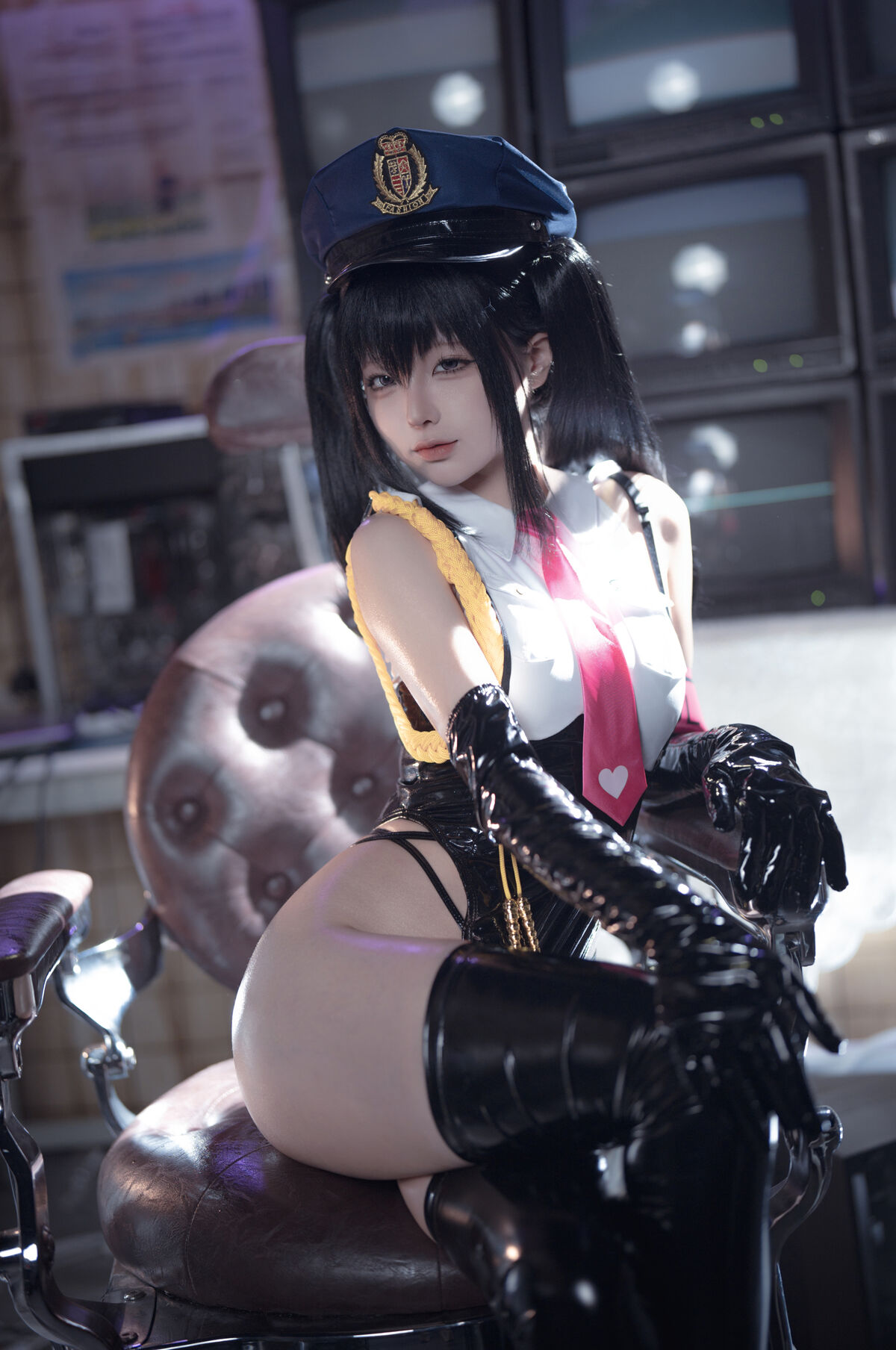 Coser@蠢沫沫 chunmomo 沙希女警 Part1 0001 8973725528.jpg