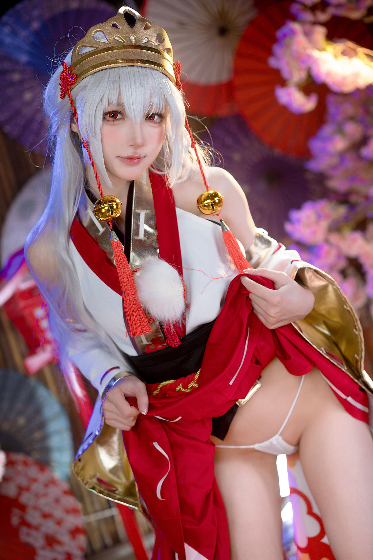 Coser@阿包也是兔娘 – 巫女浴池