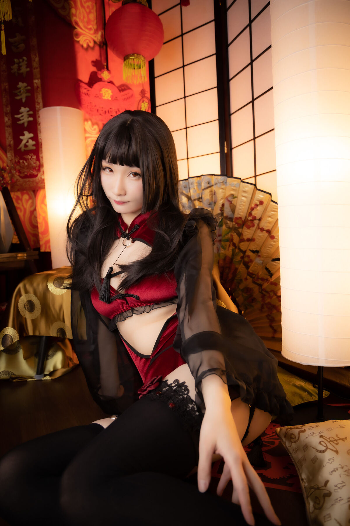 Coser@atsuki あつき Dl限定 Cheooooongsam オリジナルチャイナrom2 Red china 0012 4302180333.jpg