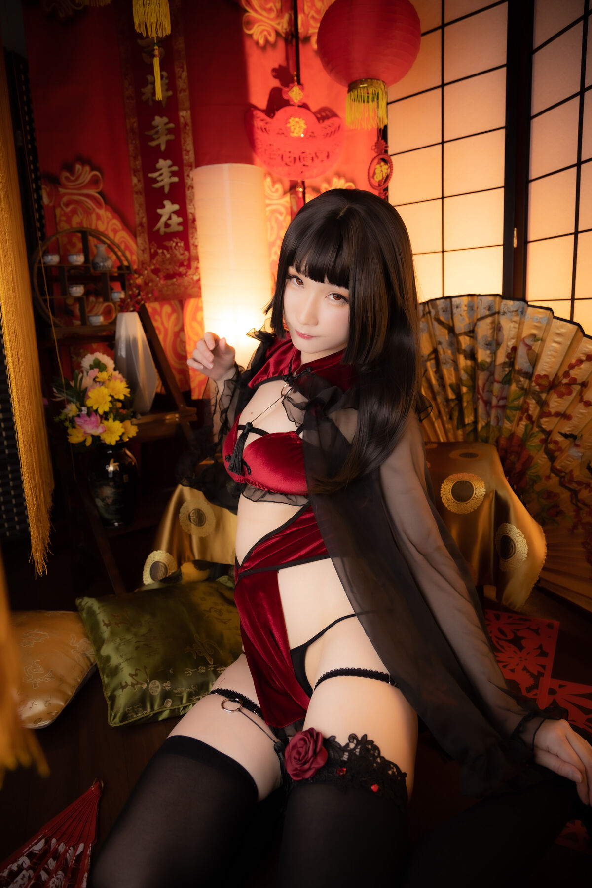 Coser@atsuki あつき Dl限定 Cheooooongsam オリジナルチャイナrom2 Red china 0018 7360991895.jpg