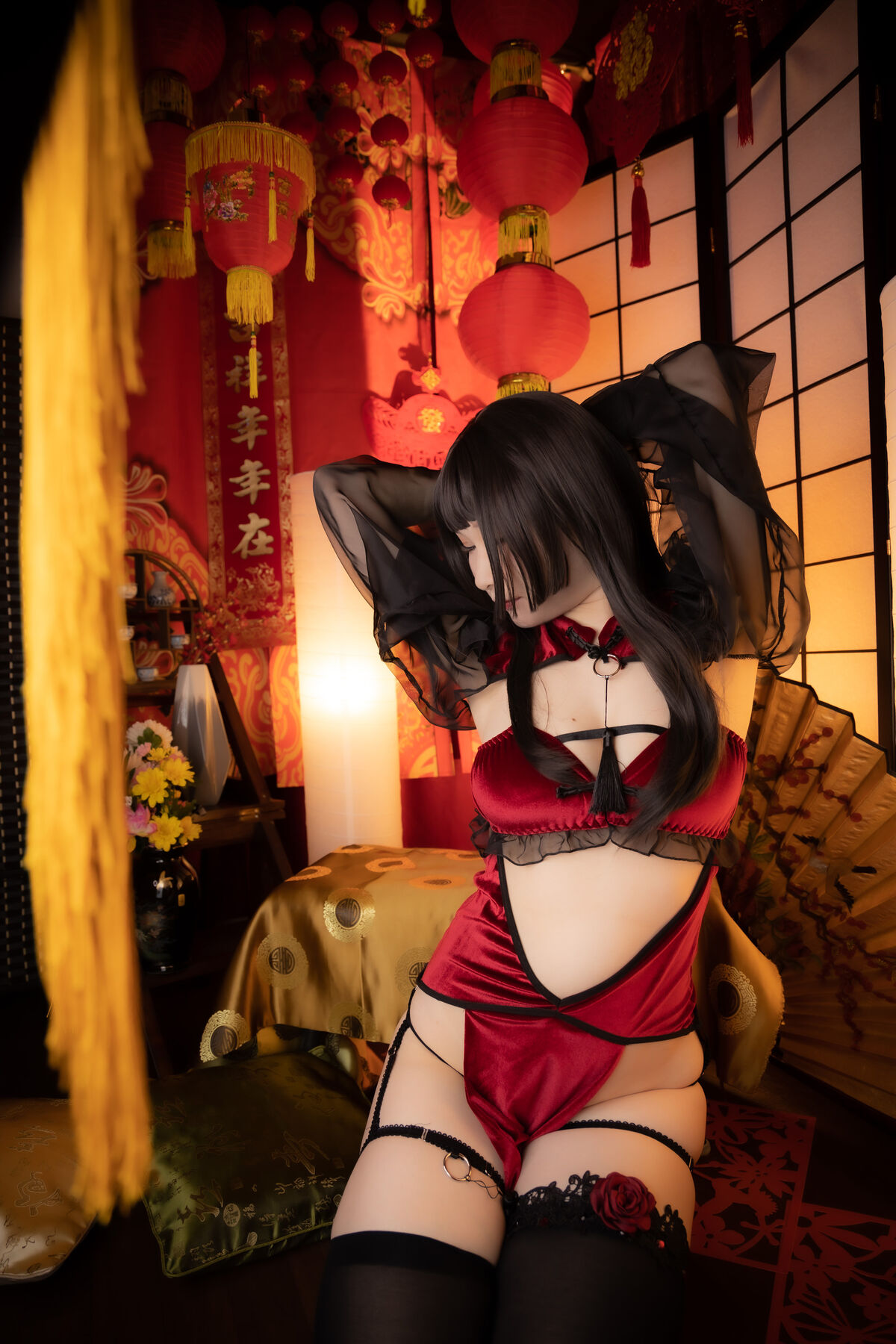 Coser@atsuki あつき Dl限定 Cheooooongsam オリジナルチャイナrom2 Red china 0019 3484174733.jpg