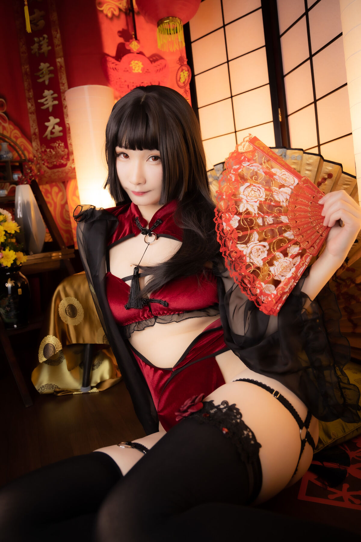 Coser@atsuki あつき Dl限定 Cheooooongsam オリジナルチャイナrom2 Red china 0023 3646613051.jpg