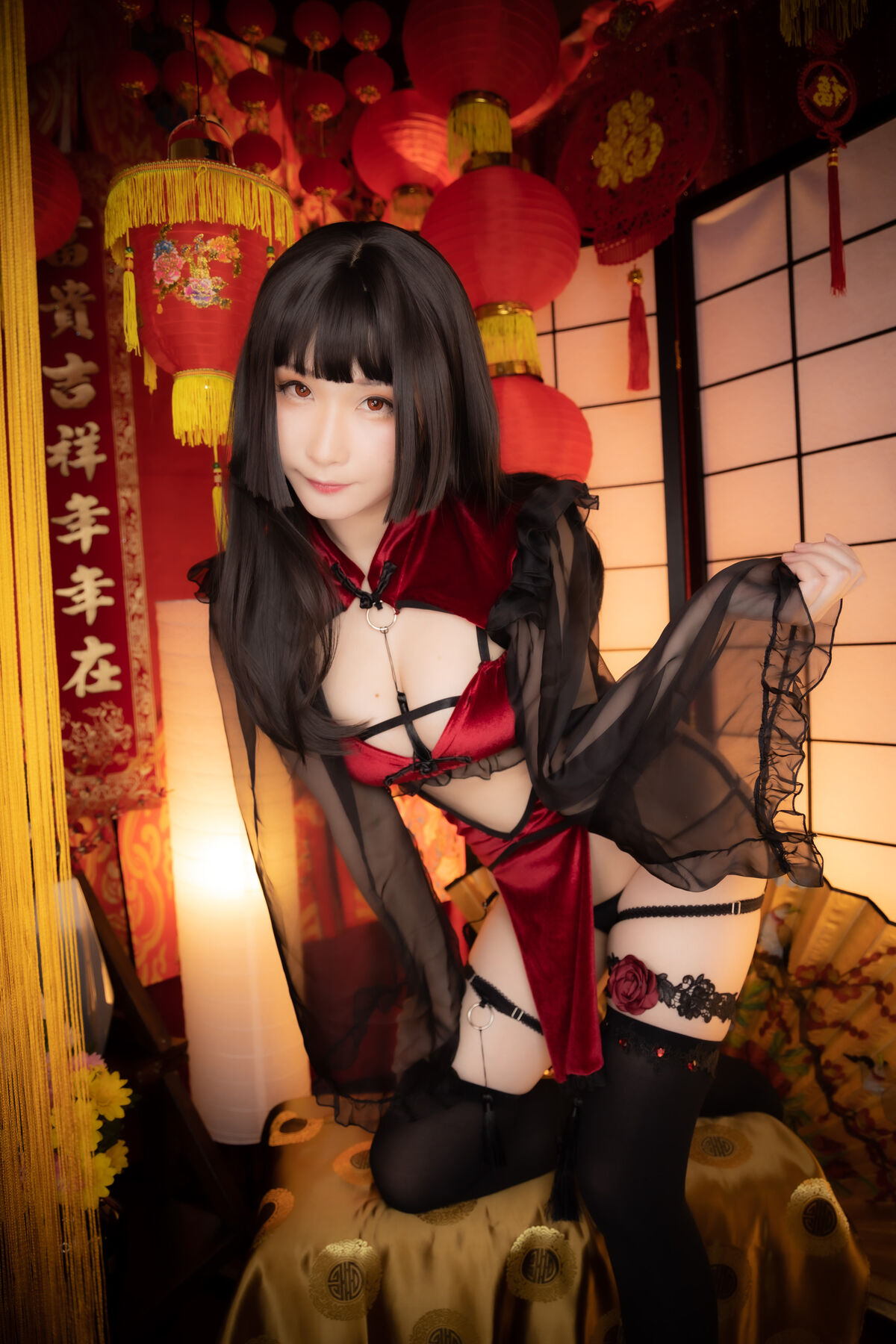 Coser@atsuki あつき Dl限定 Cheooooongsam オリジナルチャイナrom2 Red china 0050 6334899594.jpg