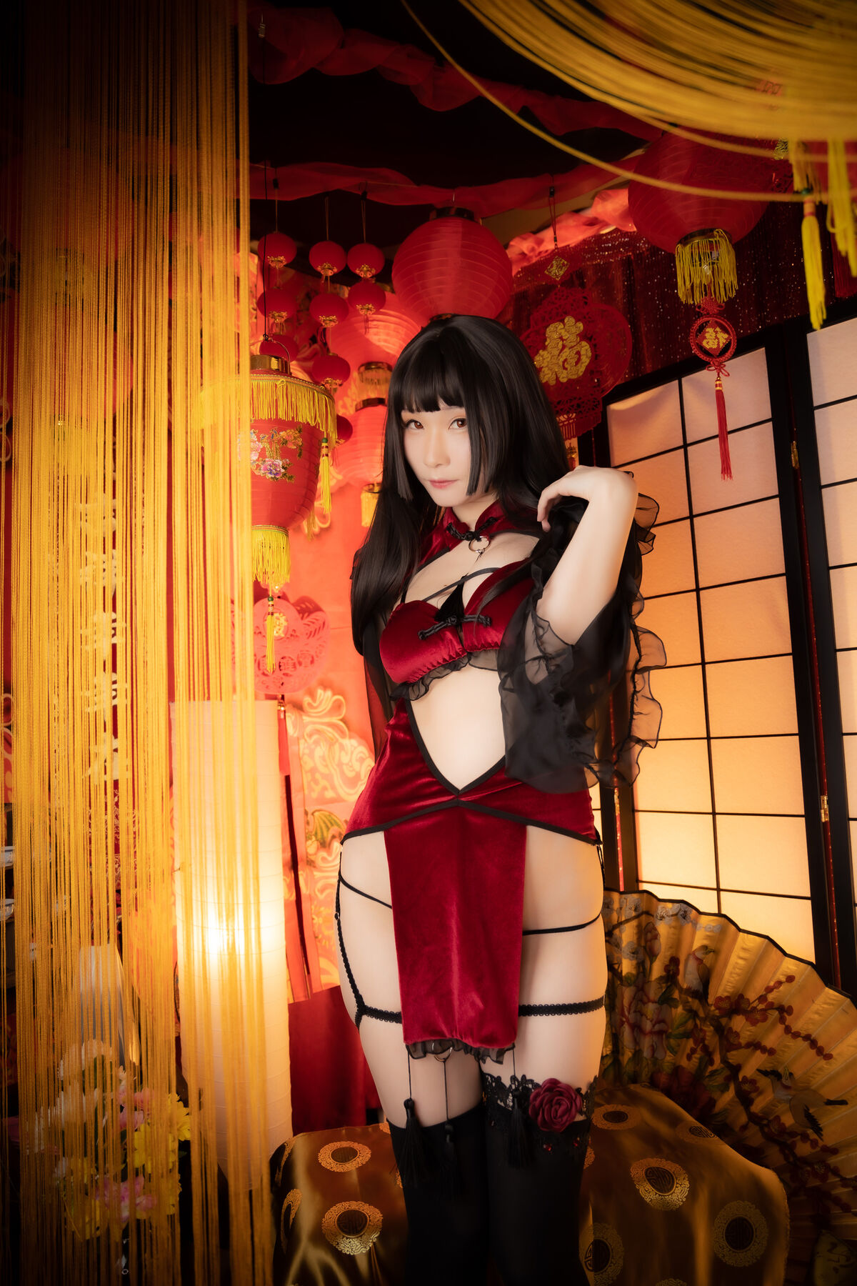 Coser@atsuki あつき Dl限定 Cheooooongsam オリジナルチャイナrom2 Red china 0053 9130231049.jpg