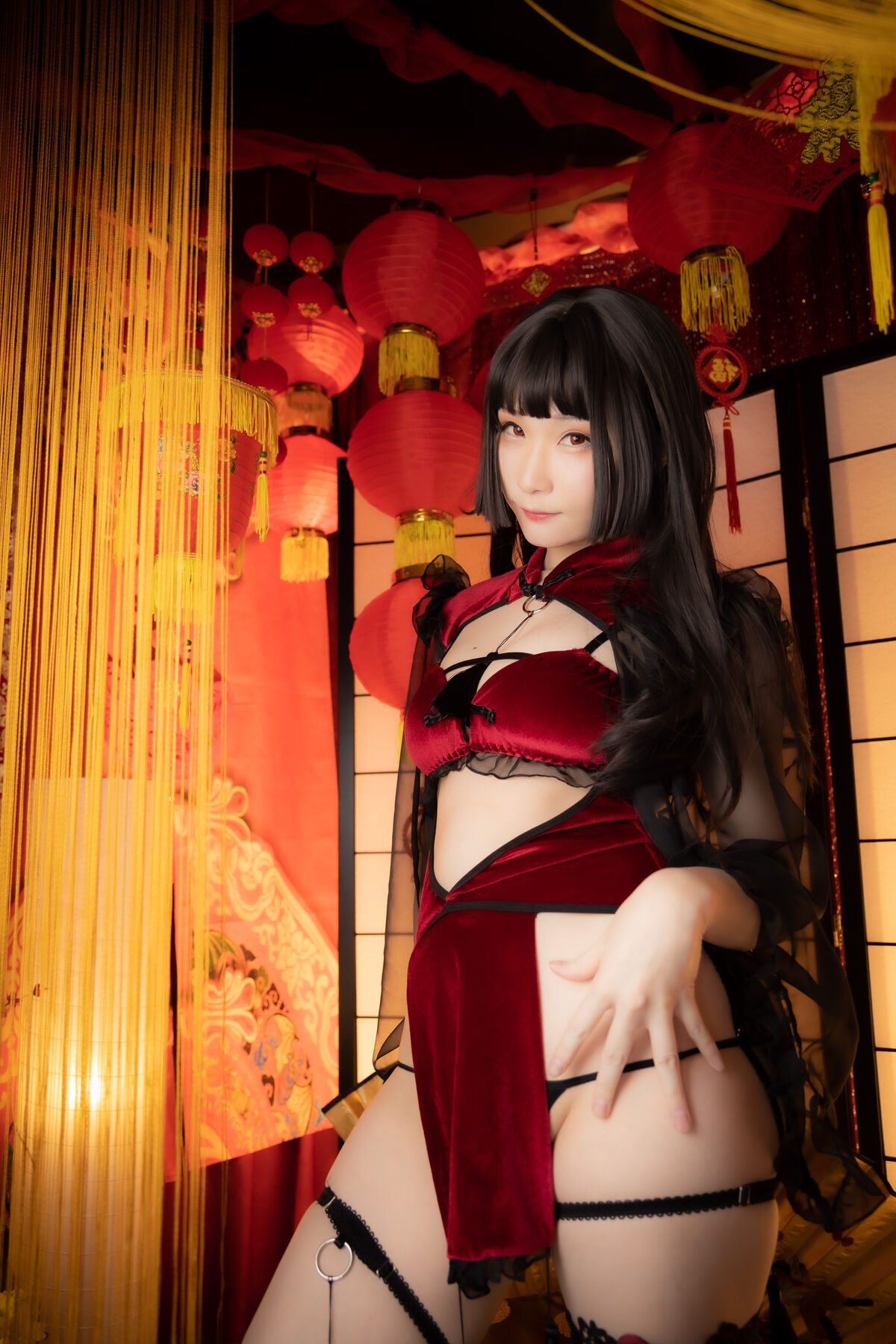 Coser@atsuki あつき Dl限定 Cheooooongsam オリジナルチャイナrom2 Red china 0054 3691396085.jpg