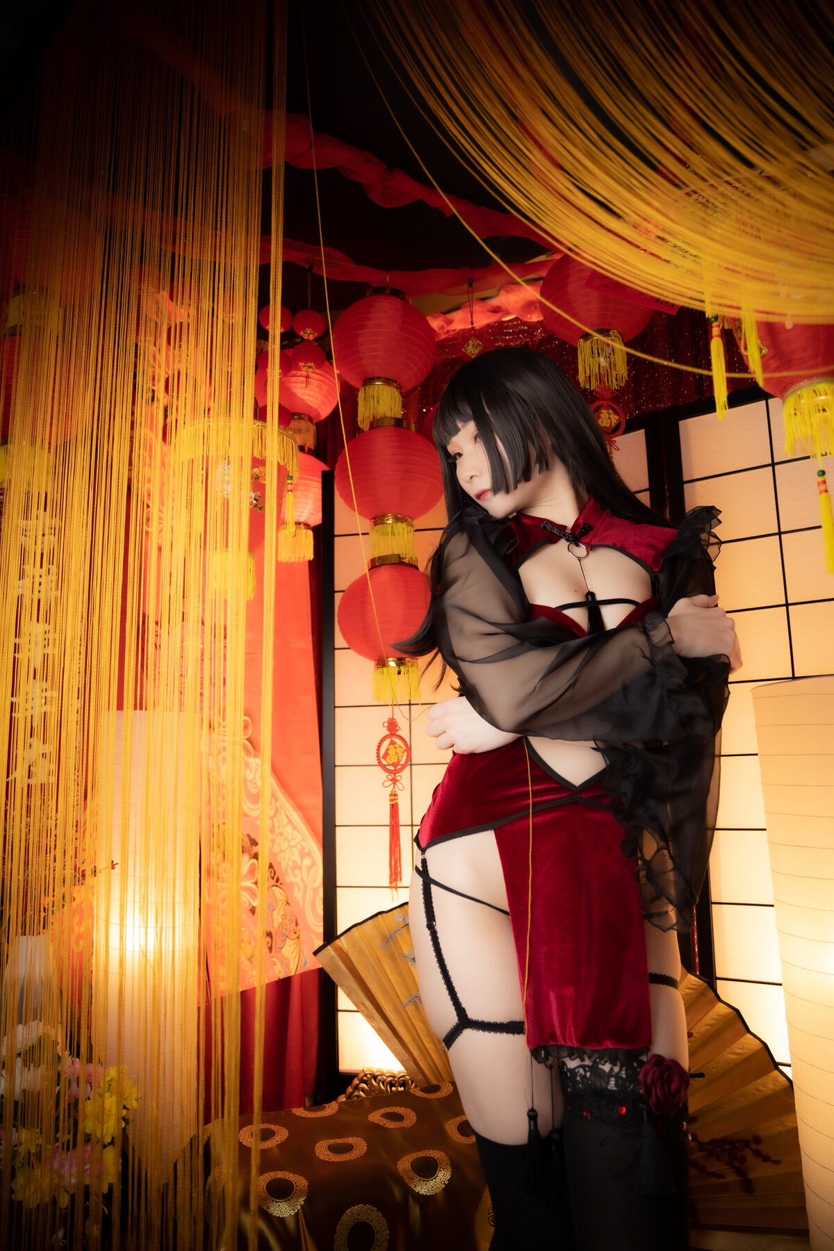 Coser@atsuki あつき Dl限定 Cheooooongsam オリジナルチャイナrom2 Red china 0055 6102728216.jpg