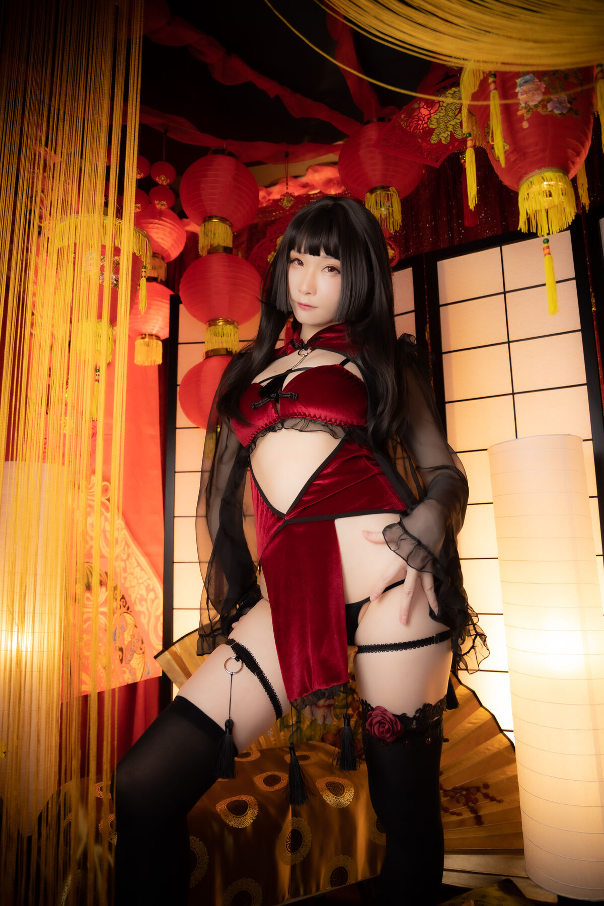 Coser@atsuki あつき Dl限定 Cheooooongsam オリジナルチャイナrom2 Red china 0057 0463484723.jpg