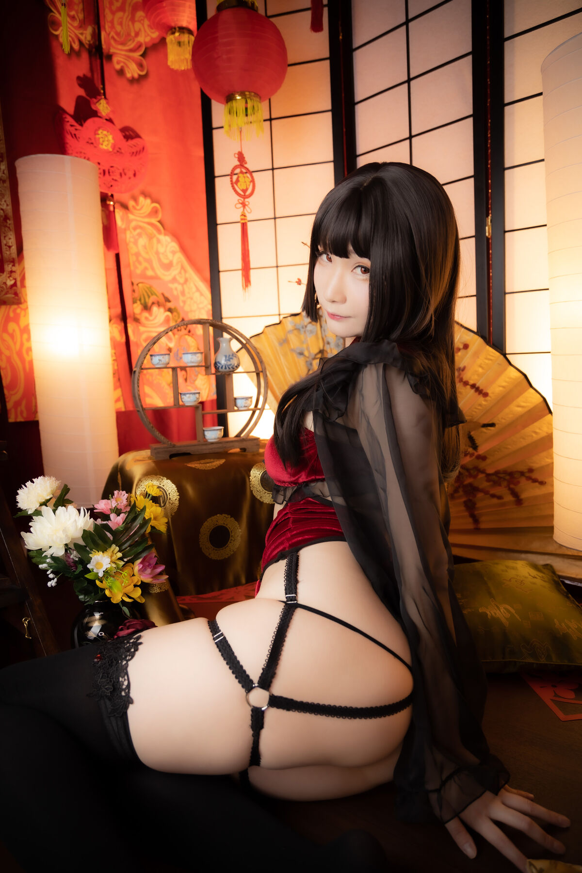 Coser@atsuki あつき Dl限定 Cheooooongsam オリジナルチャイナrom2 Red china 0066 4384650639.jpg