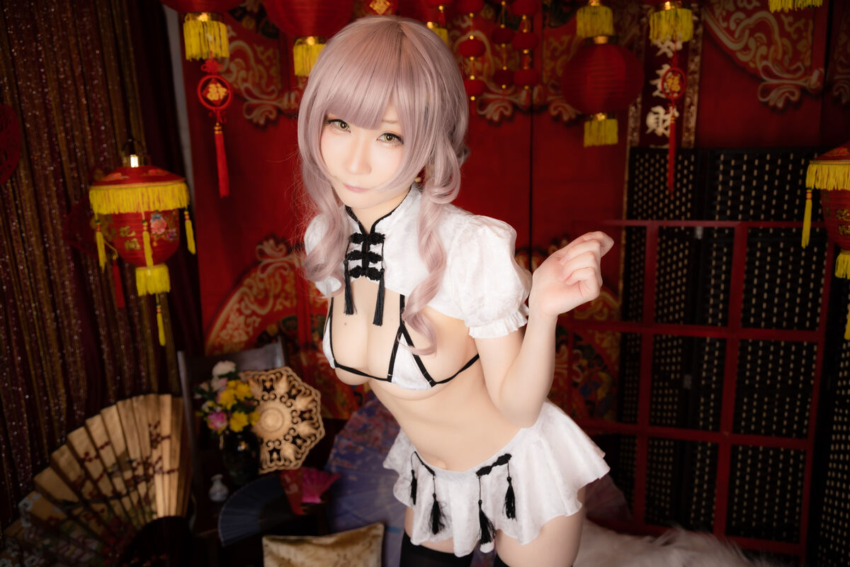 Coser@atsuki あつき Dl限定 Cheooooongsam オリジナルチャイナrom2 White china 0023 7043737597.jpg