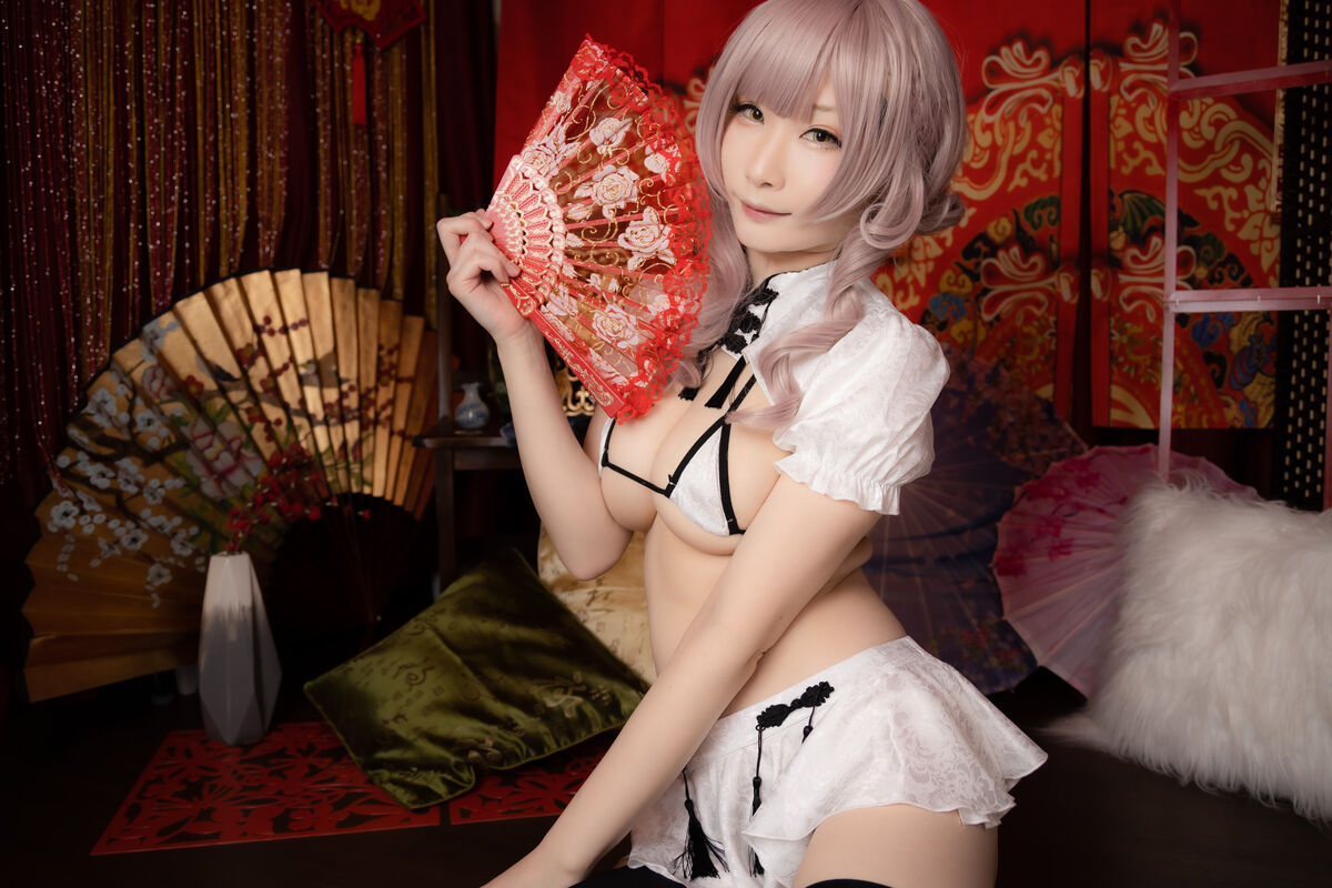 Coser@atsuki あつき Dl限定 Cheooooongsam オリジナルチャイナrom2 White china 0040 0433400975.jpg