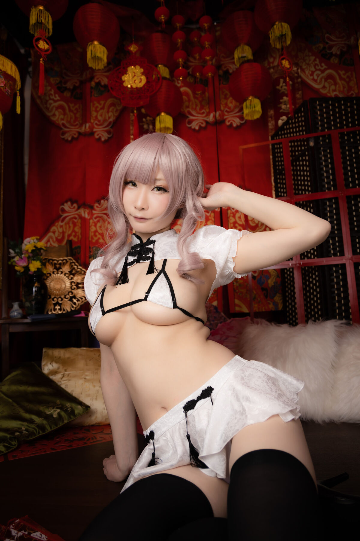 Coser@atsuki あつき Dl限定 Cheooooongsam オリジナルチャイナrom2 White china 0049 5963066569.jpg