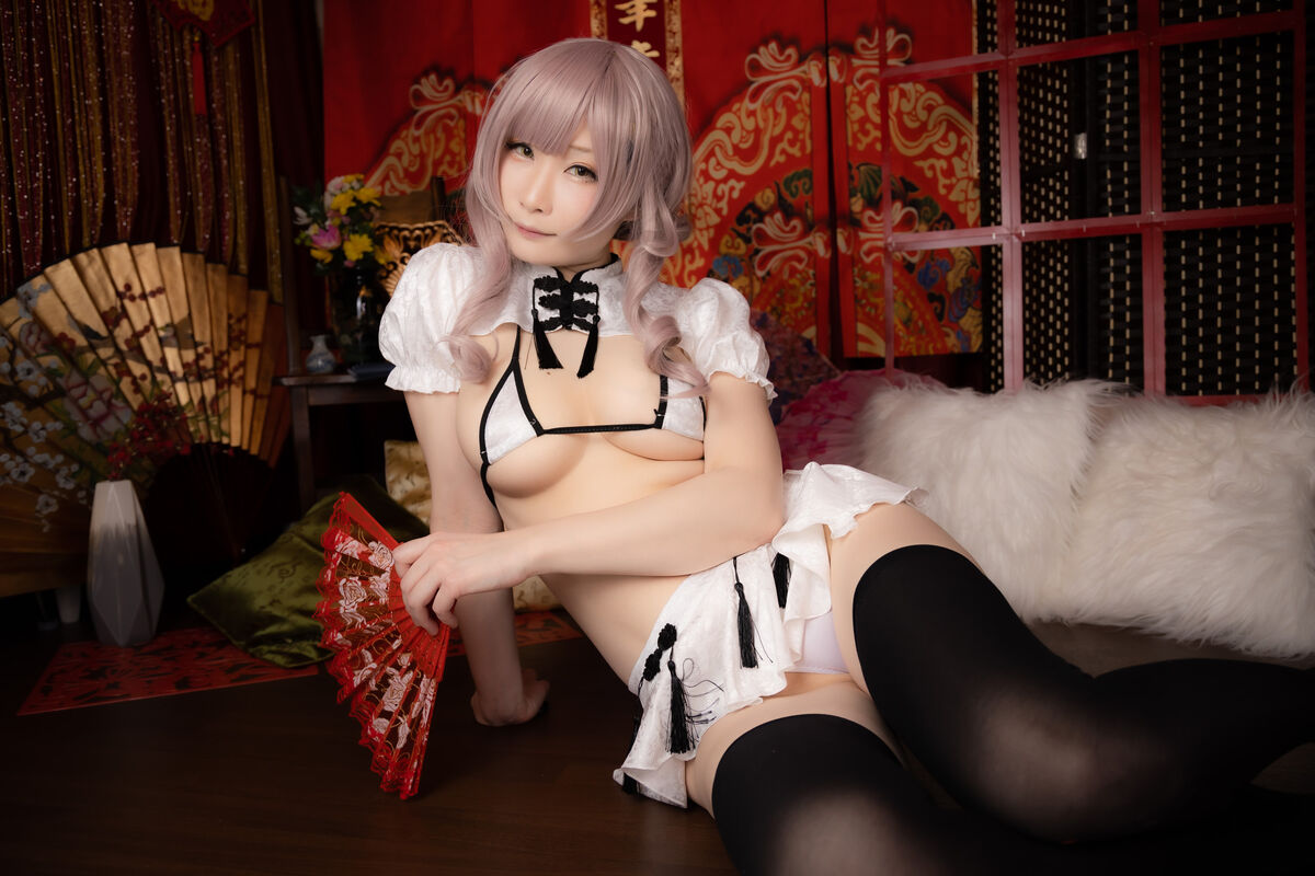 Coser@atsuki あつき Dl限定 Cheooooongsam オリジナルチャイナrom2 White china 0069 9625505420.jpg