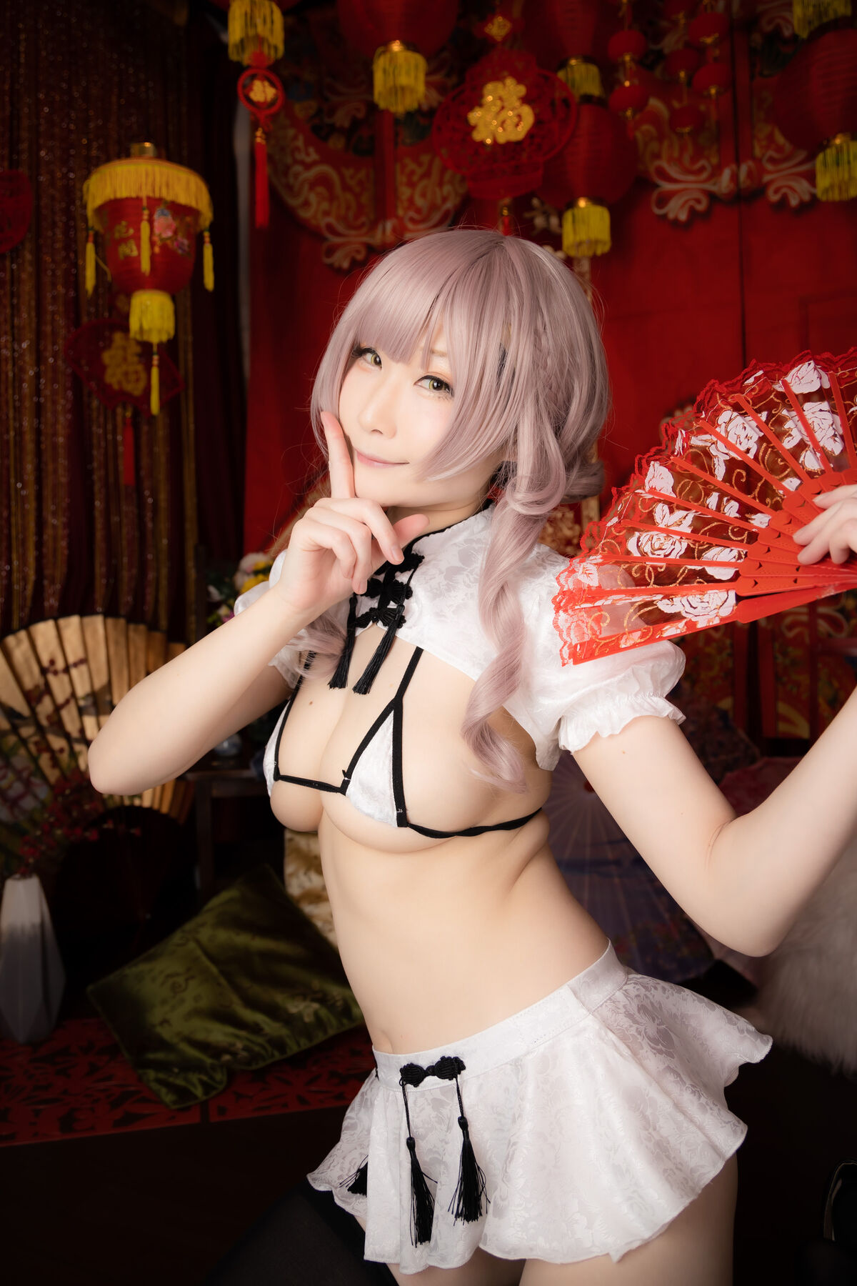 Coser@atsuki あつき Dl限定 Cheooooongsam オリジナルチャイナrom2 White china 0076 7066564438.jpg