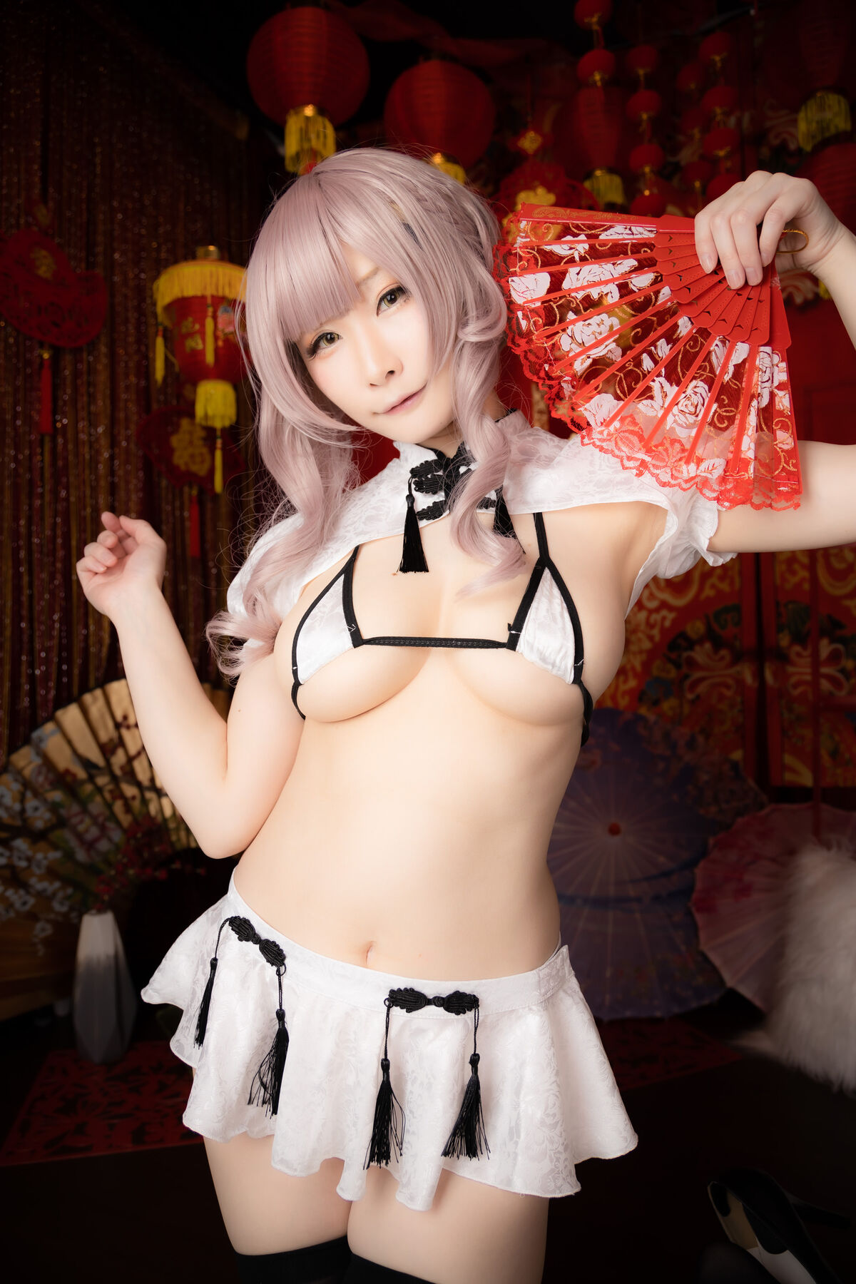 Coser@atsuki あつき Dl限定 Cheooooongsam オリジナルチャイナrom2 White china 0077 8543126456.jpg